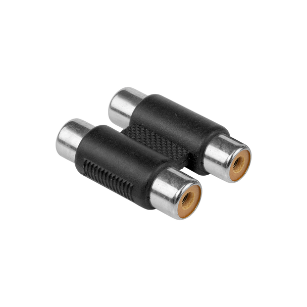 Digitek dual RCA female to dual RCA female adaptor for joining stereo cables from mixer to amplifier