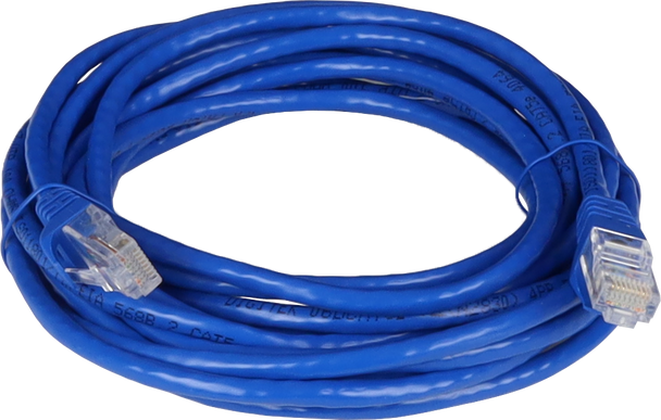 Blue 1000Mbps UTP patch lead for home and office networks