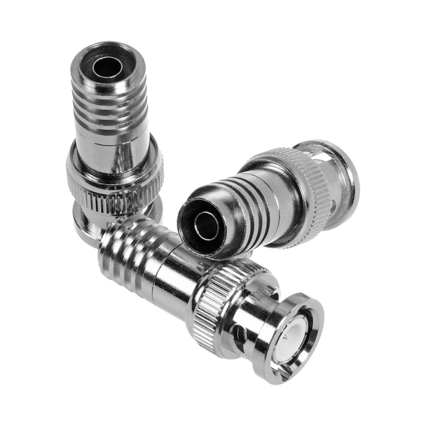 75 Ohm RG59 BNC Crimp Connectors for CCTV