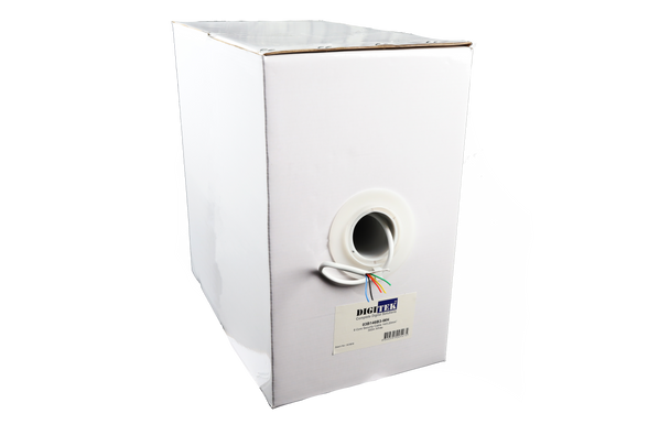 Digitek 300m white 6-core security cable box reel for alarm system wiring Digitek 300m white 6-core security cable box reel for alarm system wiring