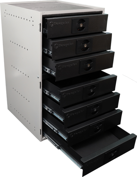 StorageTek cabinet 7 small drawers black StorageTek cabinet 7 small drawers black