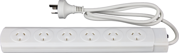 White power board with resettable overload protection