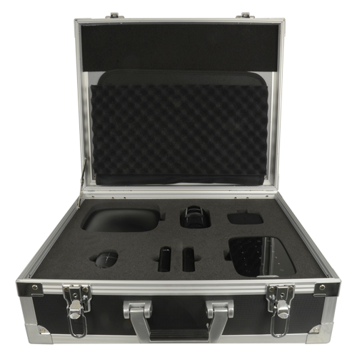 Ajax security system presentation case opened without devices view