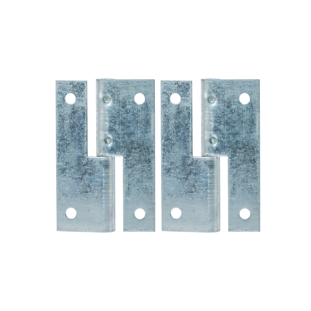 Pair of Digitek 27MH Insulating Panel Hinges, highlighting robust construction for top-hinged door support in electrical enclosures