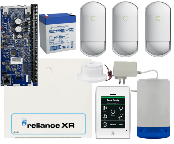 Reliance XR 4-Zone Alarm Kit Components Reliance XR 4-Zone Alarm Kit Components