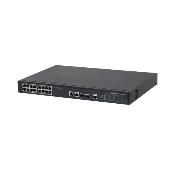 Dahua 28DH-PFS4218-16ET-190-V3 16/24-Port Managed Desktop PoE Switch