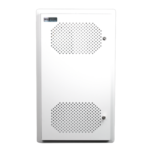 Hills Antenna Home Hub Enclosure – Flexible NBN, Data, AV & TV Enclosure, White Powder-Coated