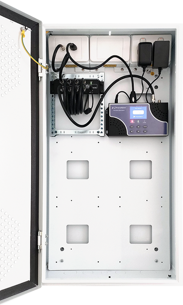 Hills Antenna Home Hub Enclosure – Flexible NBN, Data, AV & TV Enclosure, White Powder-Coated