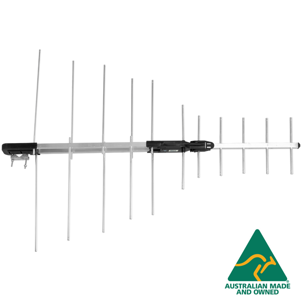 Hills Antenna 01TBUV5-4G Tru-Band 5 Element top view 