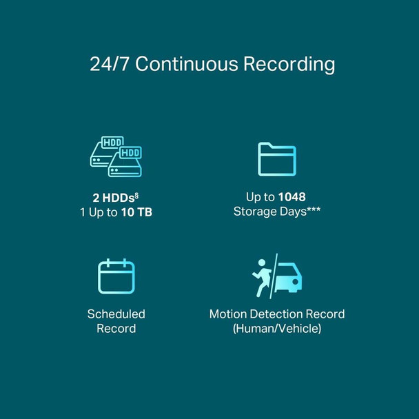 High-performance 16-channel NVR TP-Link
