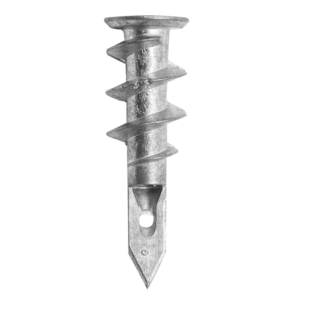Zinc wall lock anchor for secure wall fastening