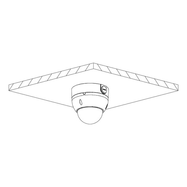 VIP Vision 4.0MP mini PTZ dome camera ceiling mounted