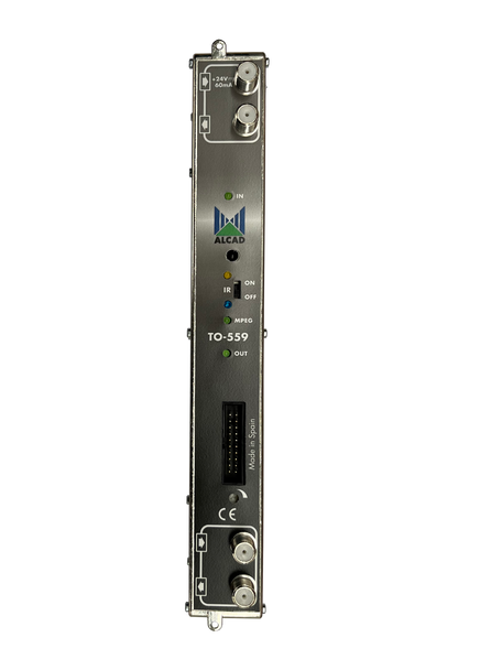 Alcad TO-559 modular DVB-T to analogue TV receiver