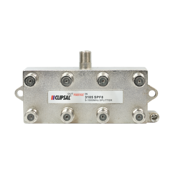Clipsal 8-Way 5-1000MHz F-Type Splitter front view