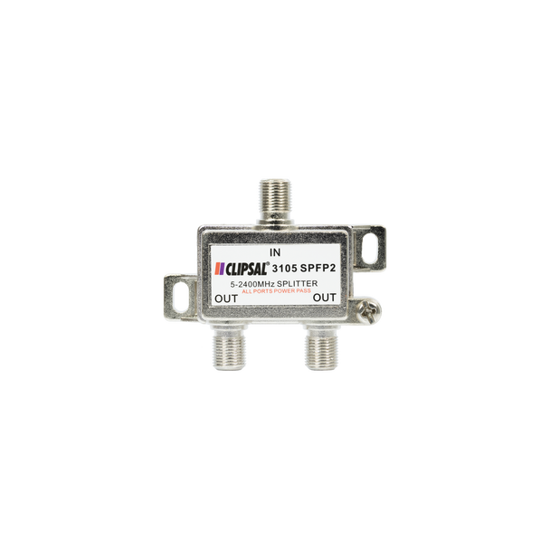 Clipsal 2-Way 5-2400MHz F Type Splitter front view