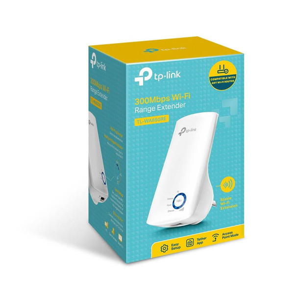 TP-Link TL-WA850RE 300Mbps WiFi Range Extender display box
