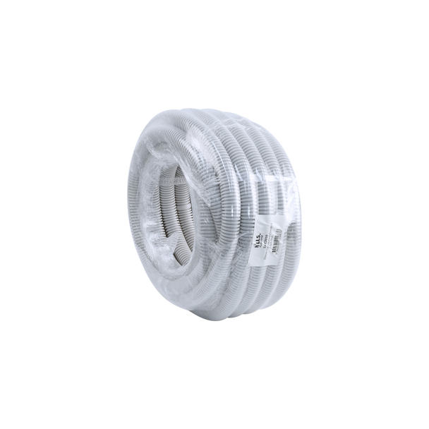 10m roll of Hills Antenna Corrugated Cable Conduit – UV-rated PVC, 20mm