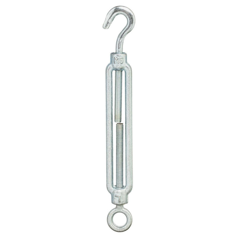 Hills Antenna BC294 8mm hook and eye turnbuckle zinc-coated stee