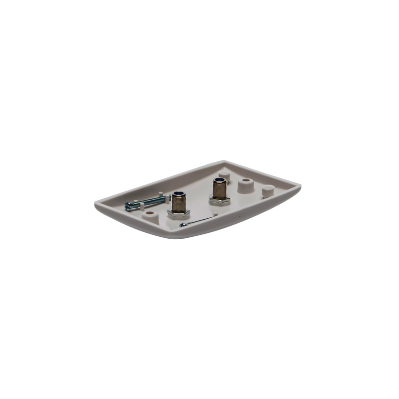 Hills Antenna BC74727 Dual F-Type High Return Loss Wall Plate