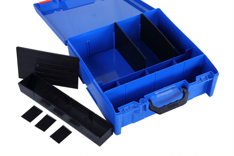 StorageTek Case Large ABS Lid c/w dividers-Blue