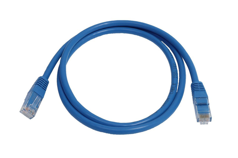 1m High-speed 10GBASE-T CAT6  RJ45 blue patch lead 