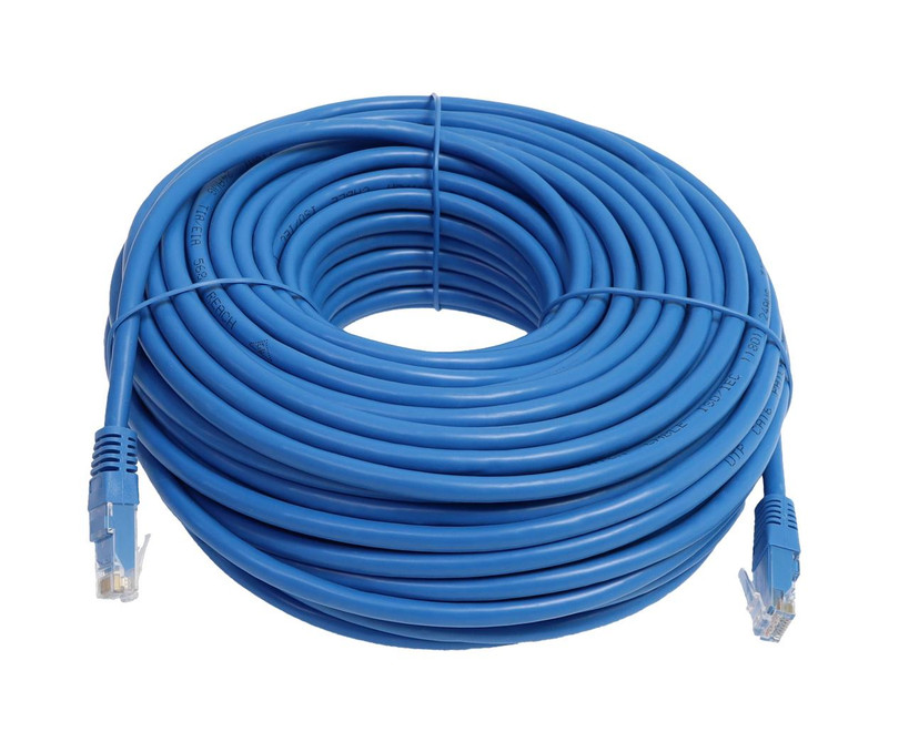 30m High-speed 10GBASE-T CAT6  RJ45 blue patch lead 