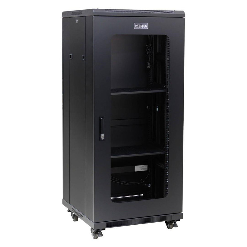 Datatek 27U 600x600 floor standing server cabinet fully assembled Australia