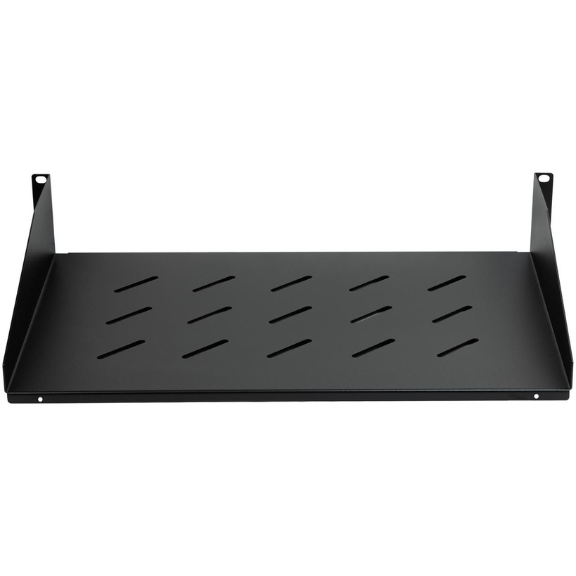 Datatek 2U shelf with 20kg load capacity and included cage nuts