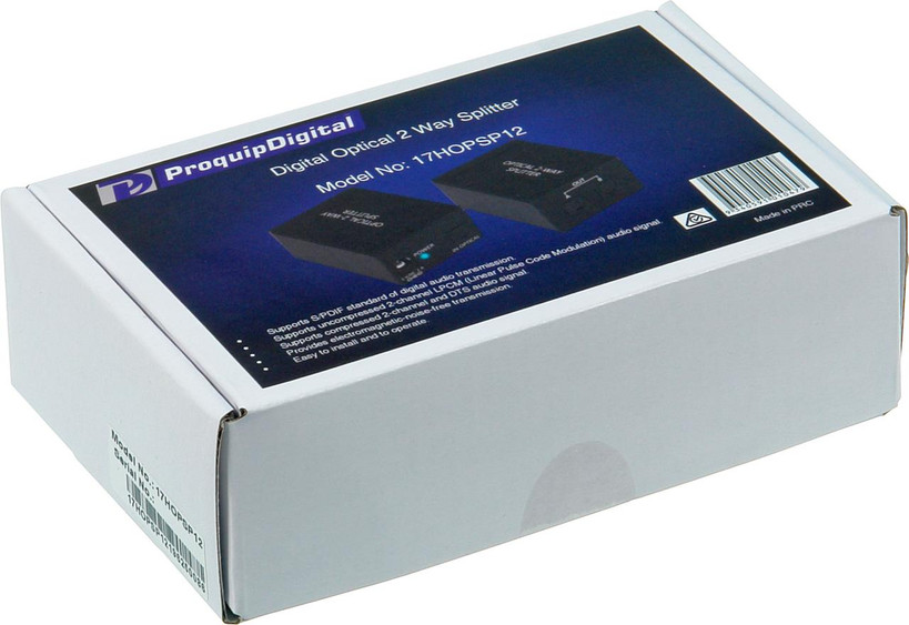 ProquipDigital 17HOPSP12 audio splitter kit box, compact gadget for professional AV or home use