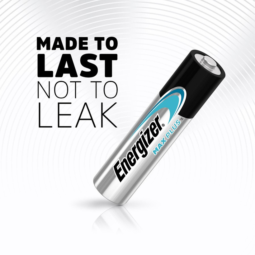 Leak protection feature of Packaging of ENERGIZER® MAX PLUS ™ – AAA