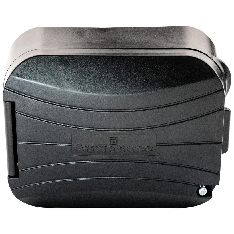 Antiference ENC02 outdoor enclosure with UV-stabilized plastic lid closed