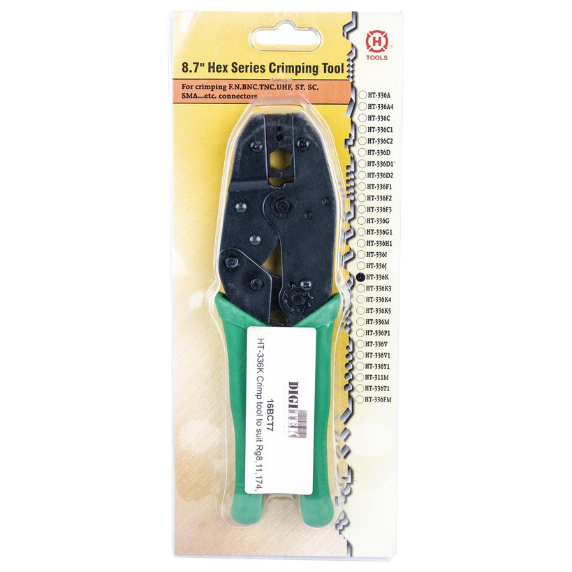Hanglong Tools Professional fiber series crimping tool kit for RG58 cable terminations