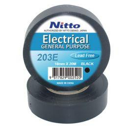 Nitto Denko NIT203B 203E black insulation tape