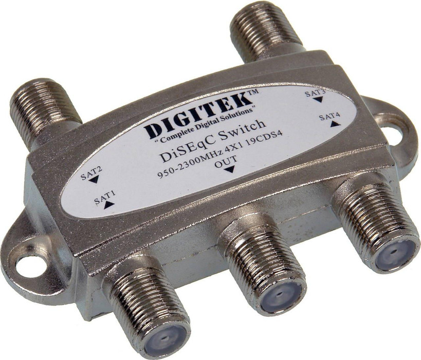 High-quality 4-way DiSEqC 2.0 switch