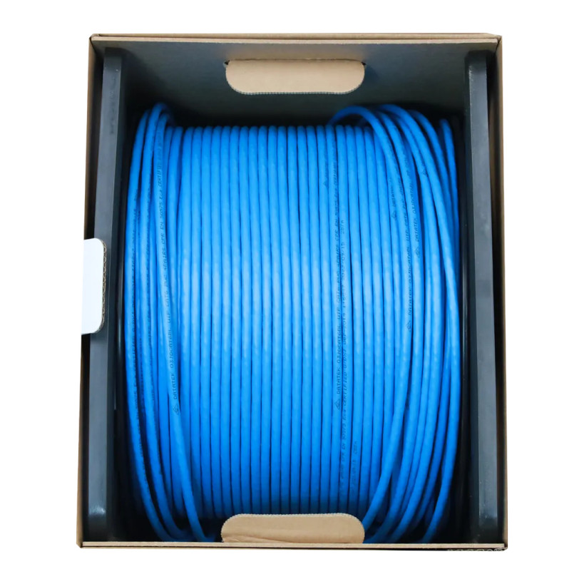 DATATEK CAT6 UTP Blue Cable 305m Box top view