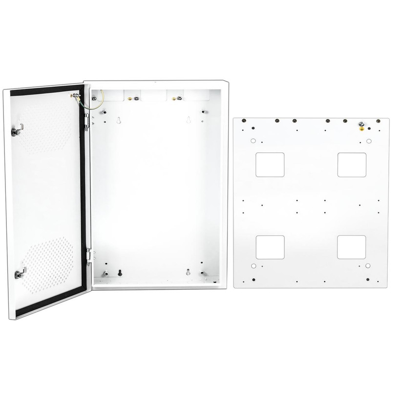 Hills Antenna Home Hub Enclosure – Flexible NBN, Data, AV & TV Enclosure, White Powder-Coated