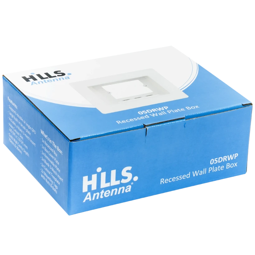Packaging box of Hills Antenna Recessed Wall Plate Box