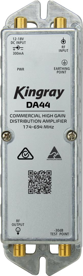 Kingray DA44 distribution amplifier front view