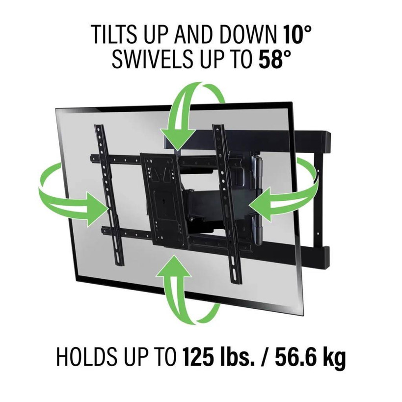Virtual Axis tilt feature on Sanus super slim TV mount