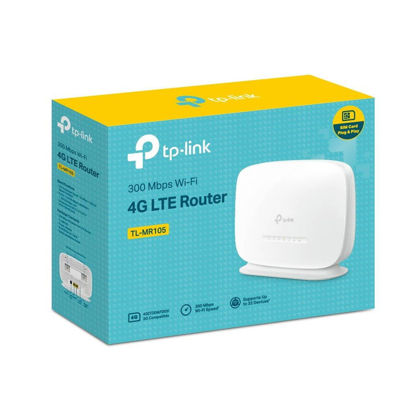 Packaging box of Wireless N 4G internet router TP-Link