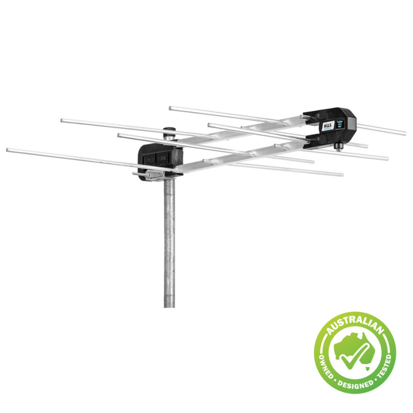 Hills Antenna 01TBV5-4G Tru-Band 5-Element VHF Silver Bullet 4G Antenna