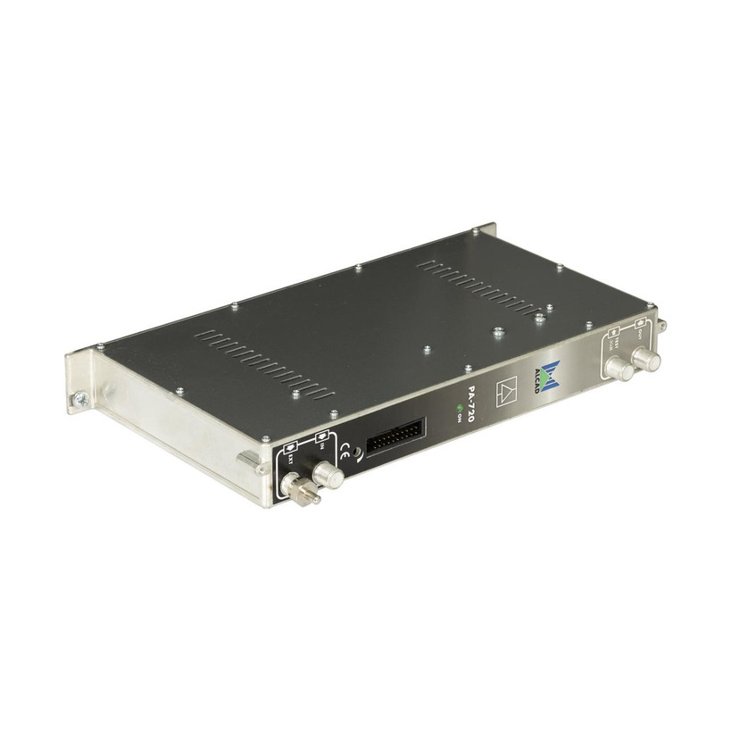 Alcad Broadband Amplifier 119d front angle view