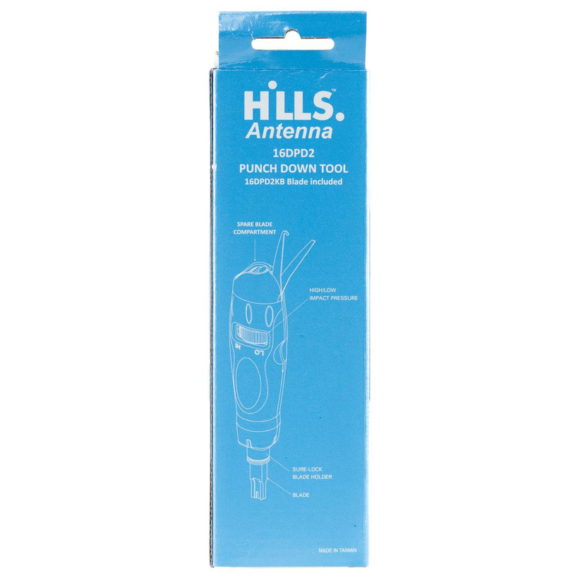 Hills Antenna 16DPD2 Punch Down Tool with 16DPD2KB Blade
