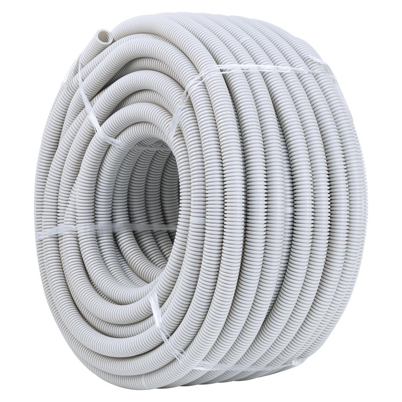 50m roll of Hills Antenna Corrugated Cable Conduit – UV-rated PVC, 20mm