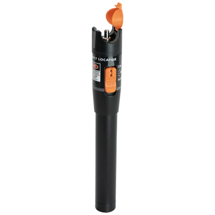 Compact Hills Antenna 16FVFL VFL pen with one-button operation and universal connector, ideal for detecting fibre breaks and bends.