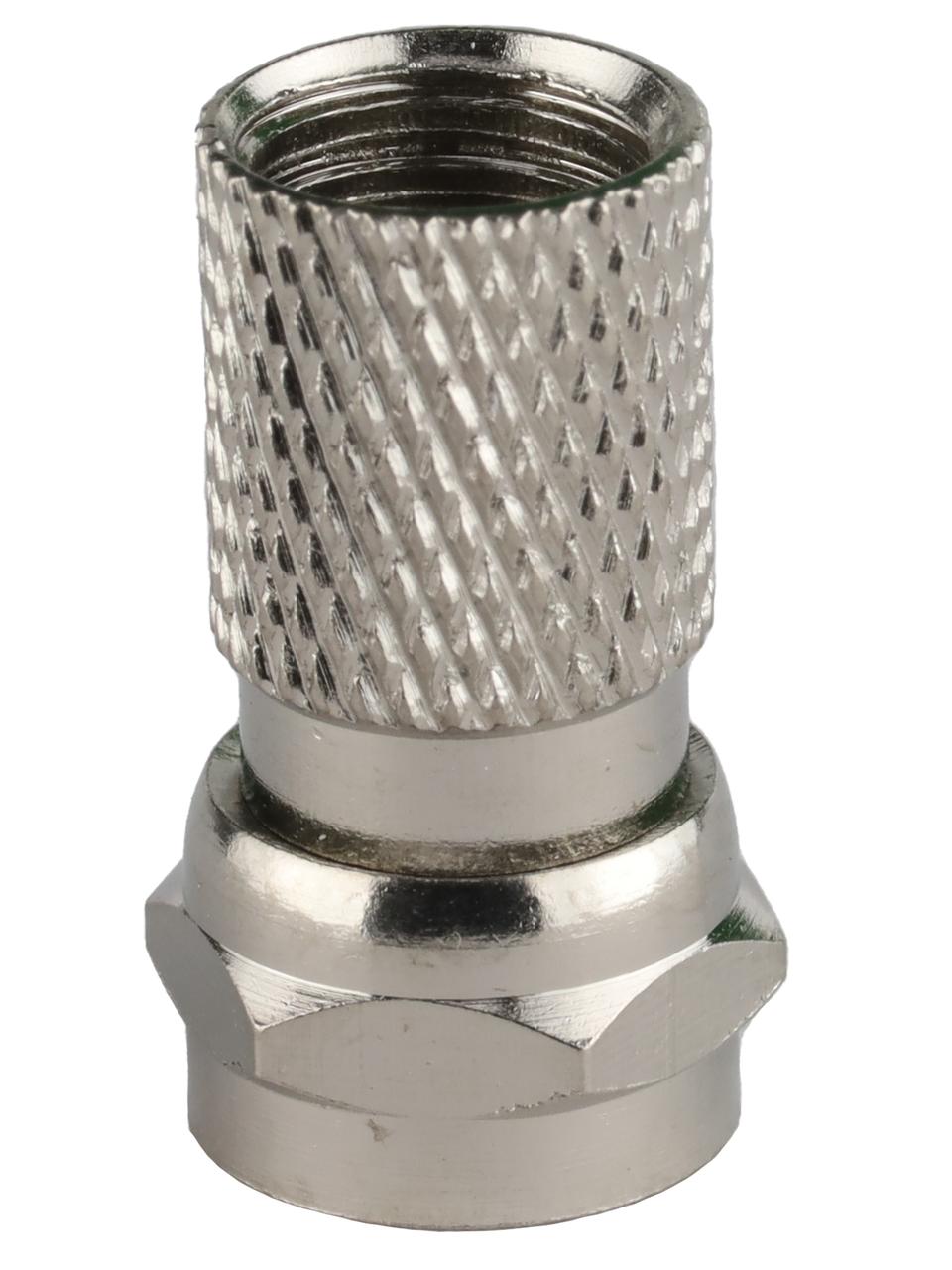 Close-up of BC88095 F-Type male thread and internal grip