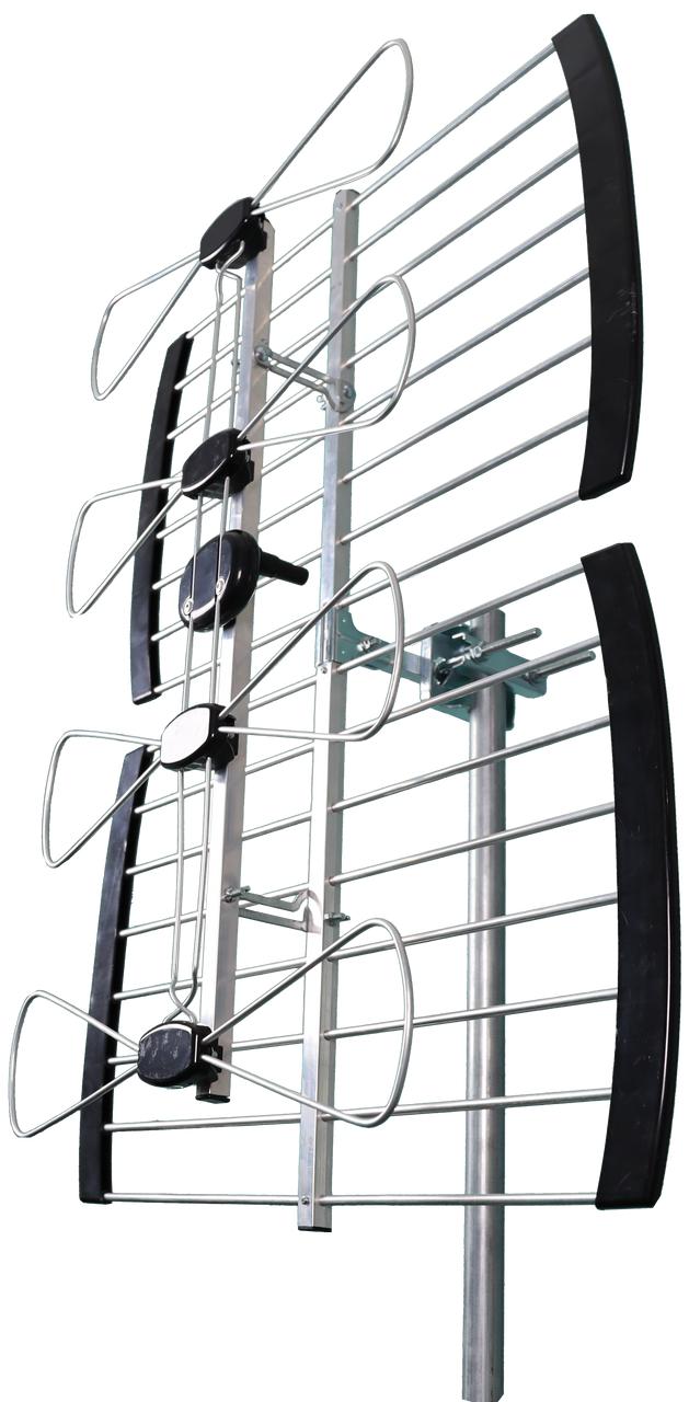 Folding 36-element Skyline QPA36v2 antenna with waterproof balun and LTE filter