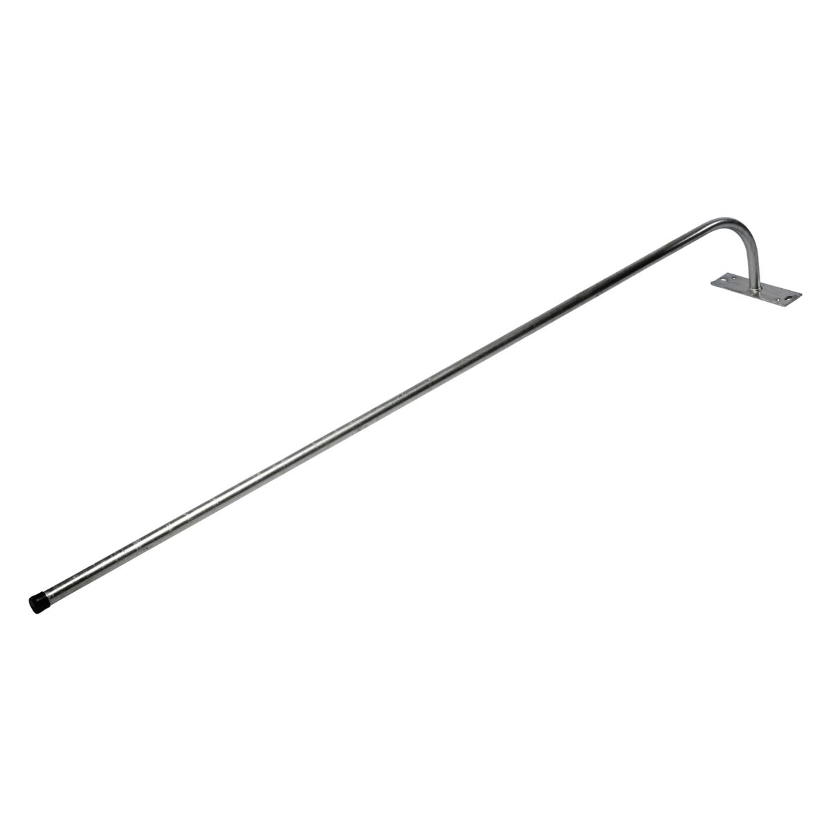 1.8m x 25mm curved fascia bracket galvanised steel