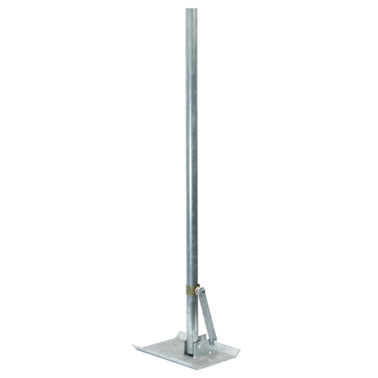 Durable Heavy-duty Hills Antenna FB602430 shown adjusted to 25° pitch on tin roof with digital antenna