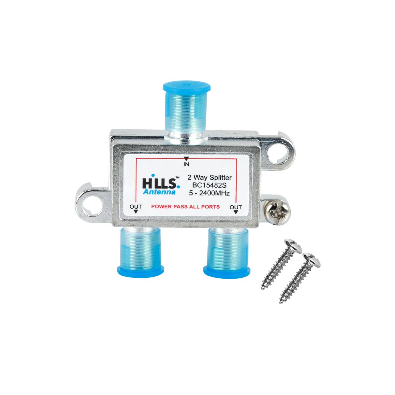 Foxtel approved F-Type female 2-way splitter